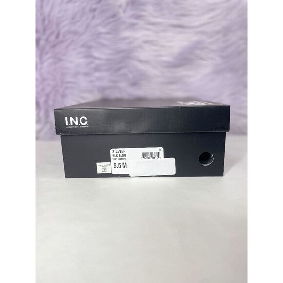 INC International Concepts Women's Silvee Bow Pumps - Black Bling 5.5M - Picture 6 of 7